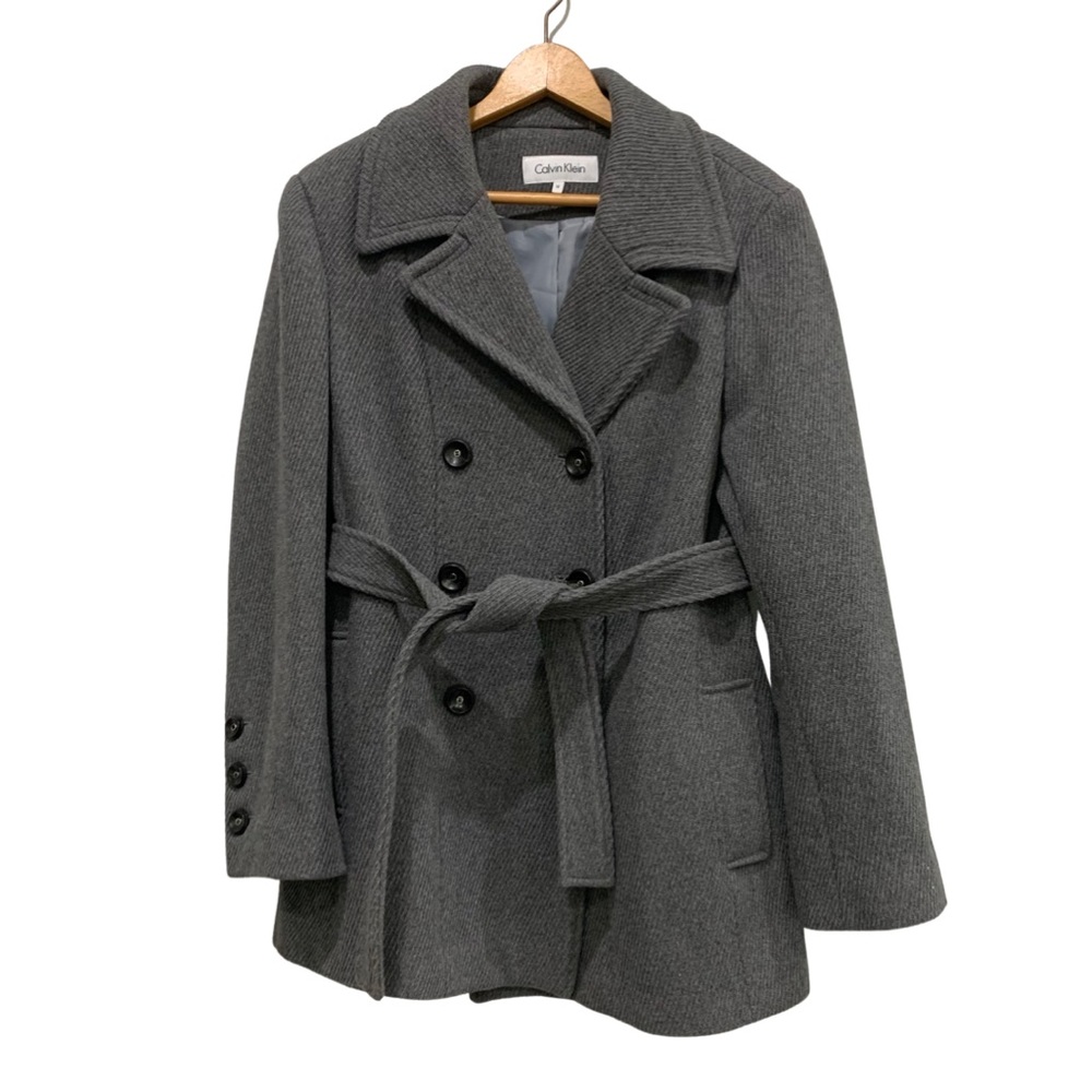 Calvin Klein Women’s Plus Size Winter Coat Wool Blend